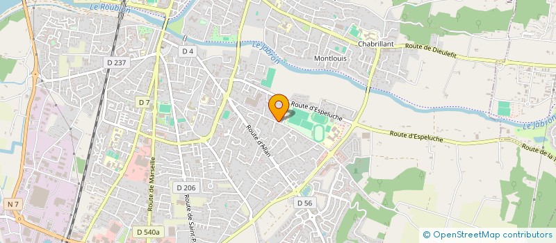 localisation de l'entreprise SCI ORANGE à MONTELIMAR