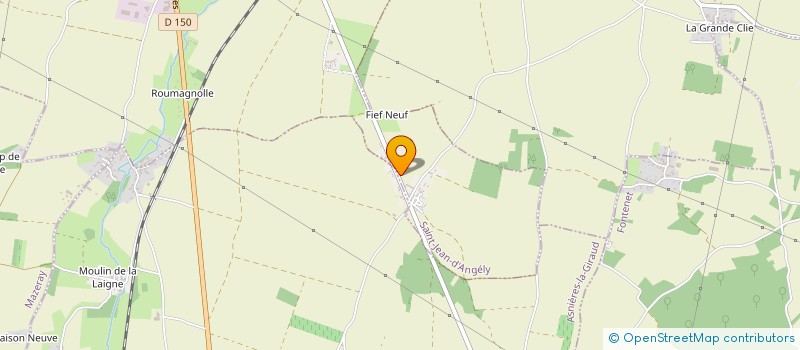 localisation de l'entreprise SCI ORANGERIE  ASNIERES-LA-GIRAUD