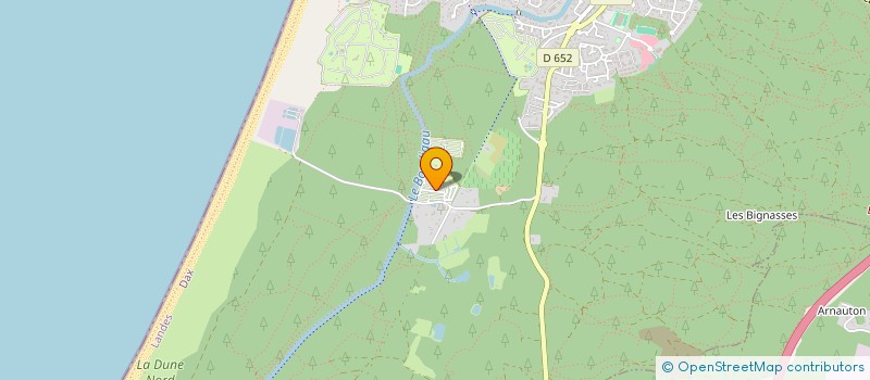 localisation de l'entreprise SCI ORANIA à CAPBRETON