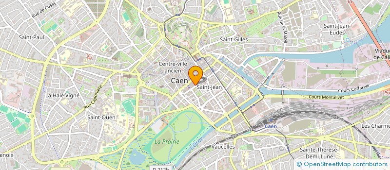localisation de l'entreprise SCI ORATOIRE JACOBINS à CAEN