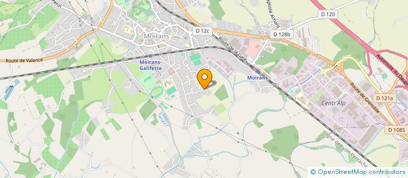 localisation de l'entreprise SCI ORAZIE  MOIRANS