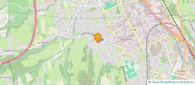 localisation de l'entreprise SCI ORAZIO  CHAMBERY