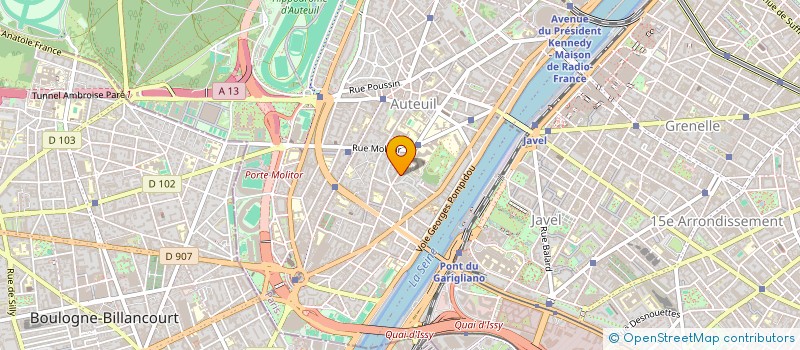 localisation de l'entreprise SCI ORBA  PARIS