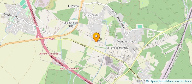 localisation de l'entreprise SCI ORBAIS à VILLEVAUDE
