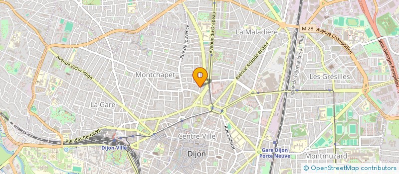 localisation de l'entreprise SCI ORBES IMMOBILIER à DIJON