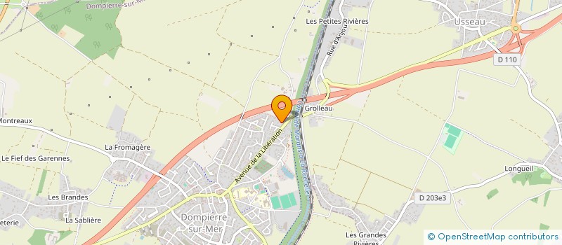 localisation de l'entreprise SCI ORBI à DOMPIERRE-SUR-MER