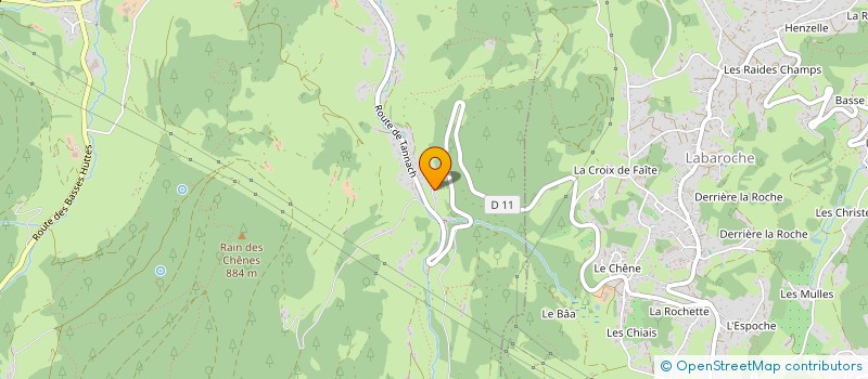 localisation de l'entreprise SCI ORBIO  ORBEY