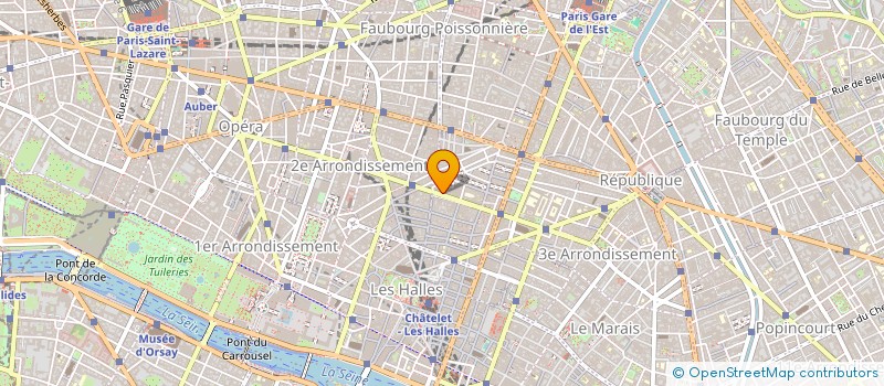 localisation de l'entreprise SCI ORBIS  PARIS