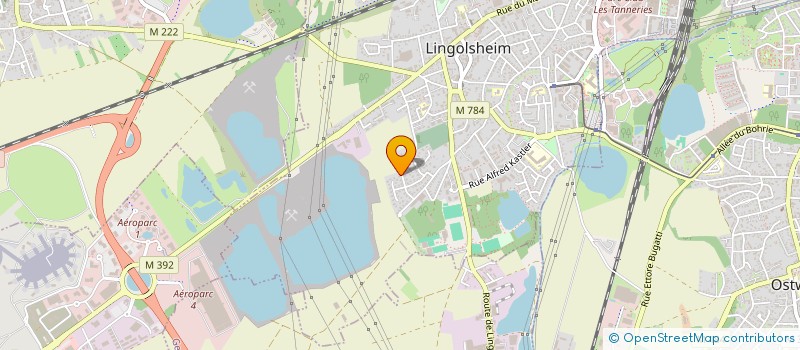 localisation de l'entreprise SCI ORCA  LINGOLSHEIM