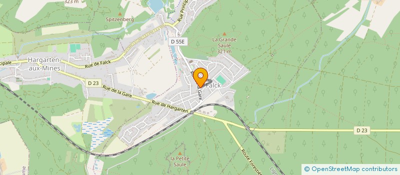 localisation de l'entreprise SCI ORCA  FALCK