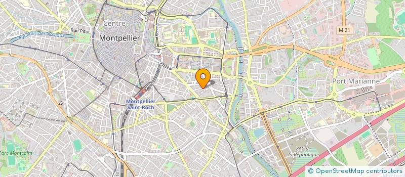 localisation de l'entreprise SCI ORCA à MONTPELLIER