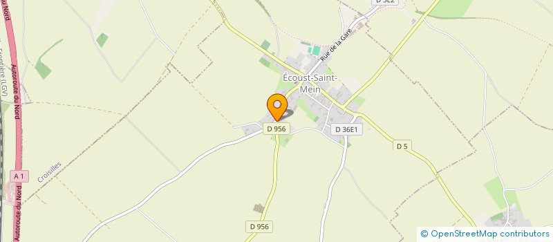 localisation de l'entreprise SCI ORCA  ECOUST-SAINT-MEIN