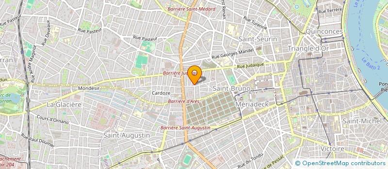 localisation de l'entreprise SCI ORCA  BORDEAUX