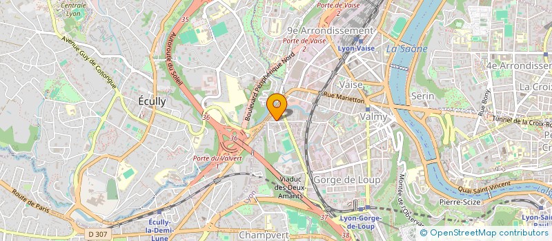 localisation de l'entreprise SCI ORCADE  LYON