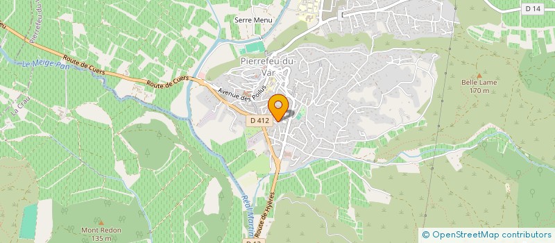 localisation de l'entreprise SCI ORCANA  PIERREFEU-DU-VAR