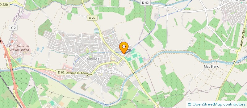 localisation de l'entreprise SCI ORCE  SALEILLES