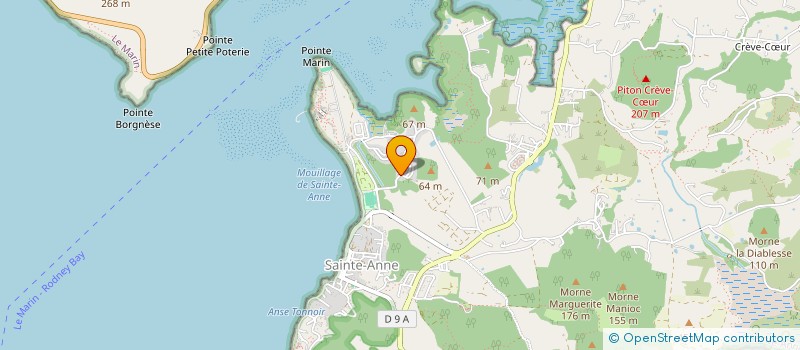 localisation de l'entreprise SCI ORCEA LODGE  SAINTE-ANNE