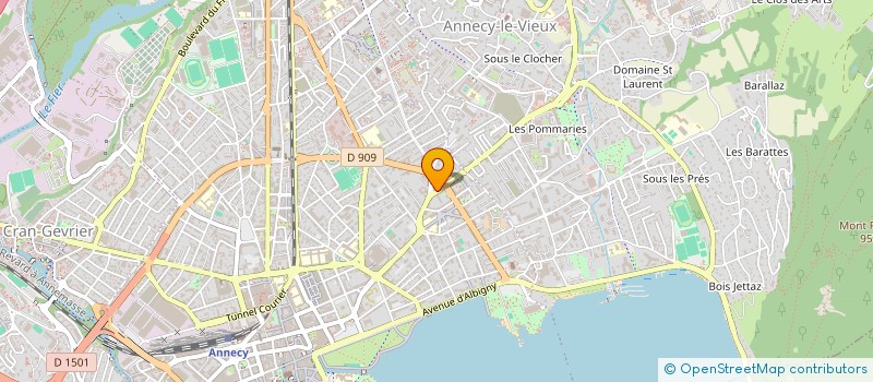 localisation de l'entreprise SCI ORCHARD  ANNECY