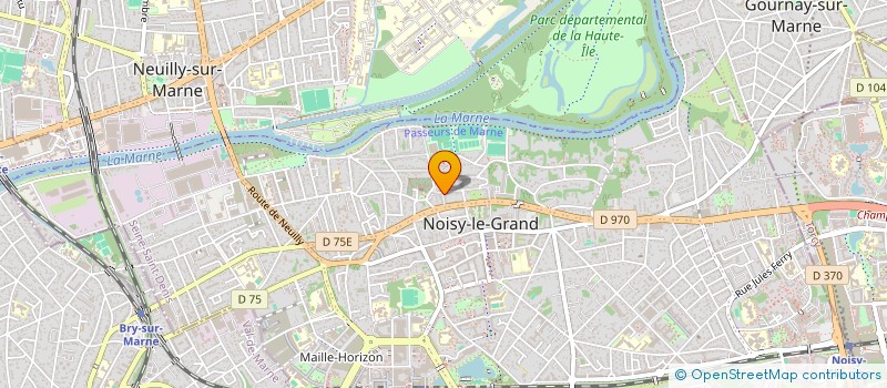 localisation de l'entreprise SCI ORCHID  NOISY-LE-GRAND