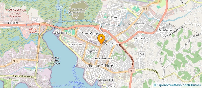 localisation de l'entreprise SCI ORCHIDEE à LES ABYMES