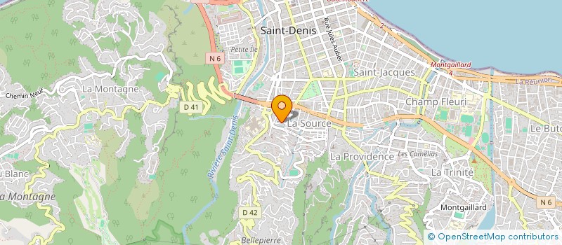 localisation de l'entreprise SCI ORCHIDEE à SAINT-DENIS