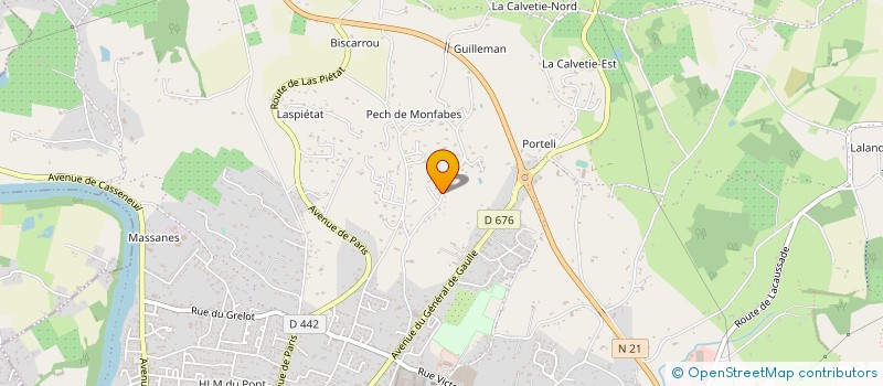 localisation de l'entreprise SCI ORCHIDEE à LIMOGES