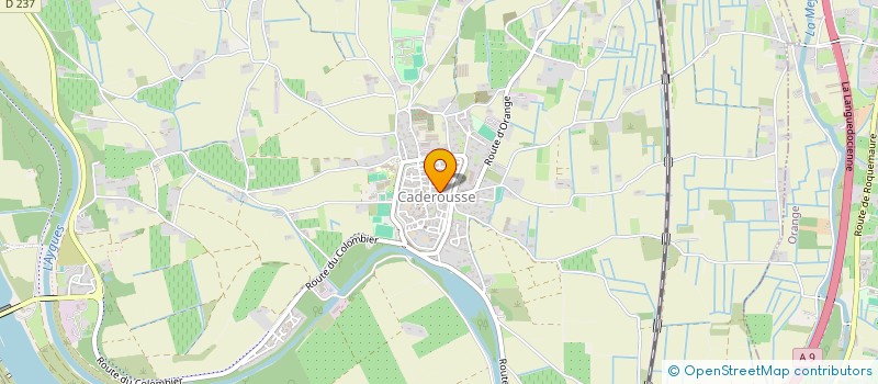 localisation de l'entreprise SCI ORCHIDEE  CADEROUSSE