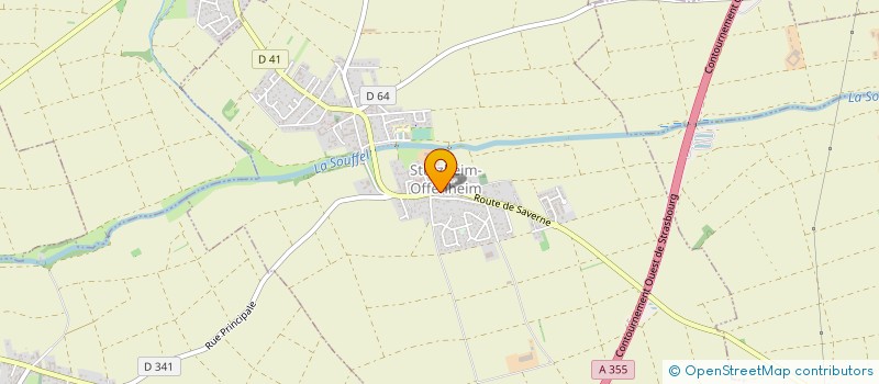 localisation de l'entreprise SCI ORCHIDEE  STUTZHEIM-OFFENHEIM