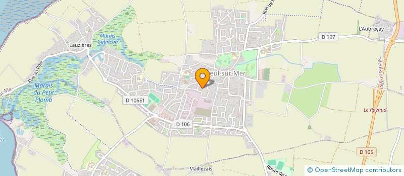 localisation de l'entreprise SCI ORCHIDEE  NIEUL-SUR-MER