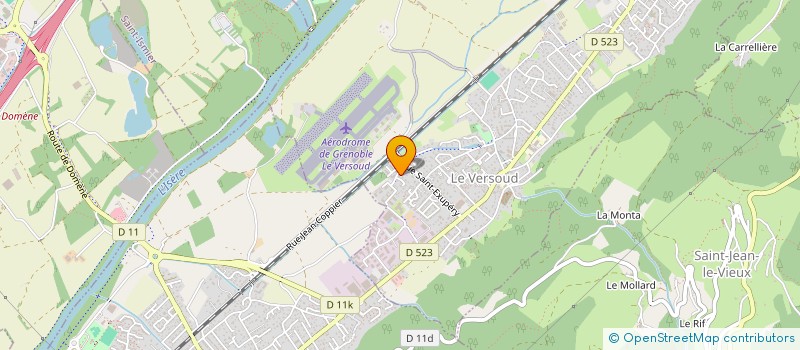 localisation de l'entreprise SCI ORCHIDEE  LE VERSOUD