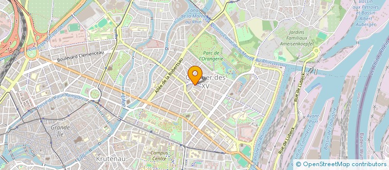 localisation de l'entreprise SCI ORCHIDEE  STRASBOURG