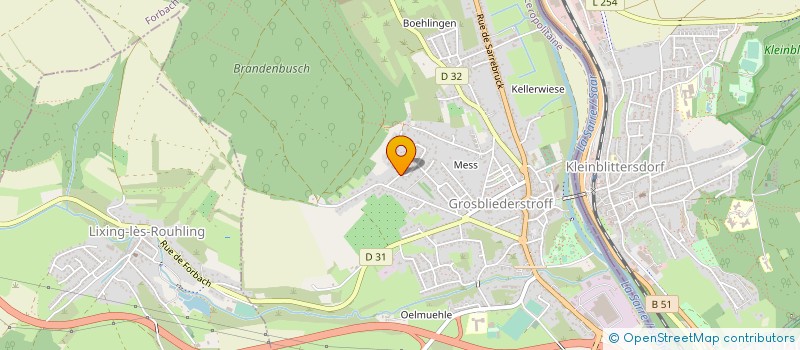 localisation de l'entreprise SCI ORCHIDEE BLEUE  GROSBLIEDERSTROFF