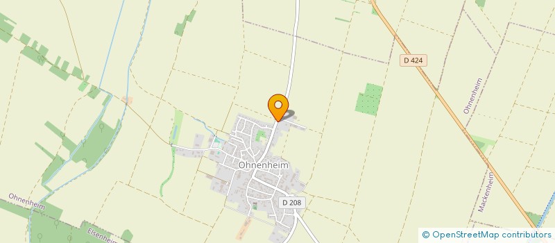 localisation de l'entreprise SCI ORCHIDEES  OHNENHEIM