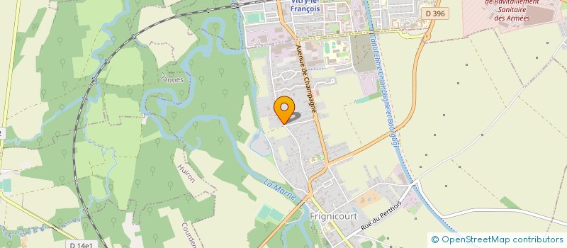 localisation de l'entreprise SCI ORCHIDEETBM  CHATELRAOULD-SAINT-LOUVENT