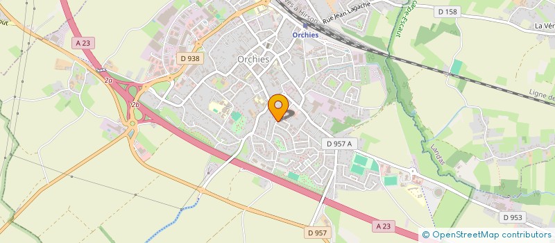 localisation de l'entreprise SCI ORCHIES IMMOBILIERE 1  ORCHIES