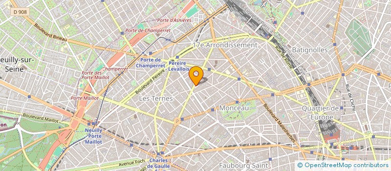 localisation de l'entreprise SCI ORCHIM  PARIS