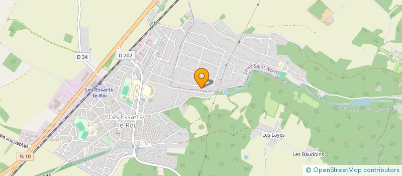 localisation de l'entreprise SCI ORCI VET  LEVIS-SAINT-NOM