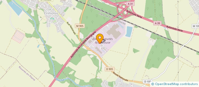 localisation de l'entreprise SCI ORCUN  FAUVERNEY