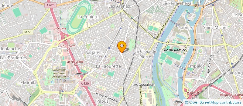 localisation de l'entreprise SCI ORCY à TOULOUSE