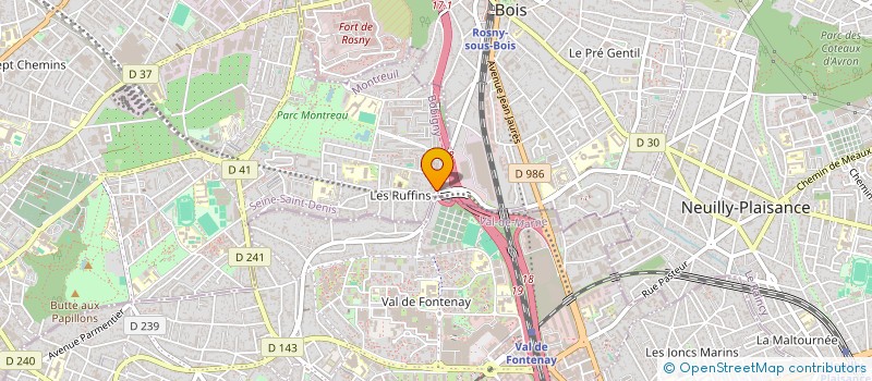 localisation de l'entreprise SCI ORD 10 à MONTREUIL