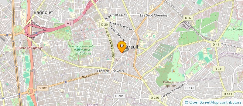 localisation de l'entreprise SCI ORD 9 à MONTREUIL