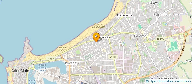 localisation de l'entreprise SCI ORDANIT  SAINT-MALO
