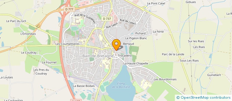 localisation de l'entreprise SCI ORDEL  BAIN-DE-BRETAGNE