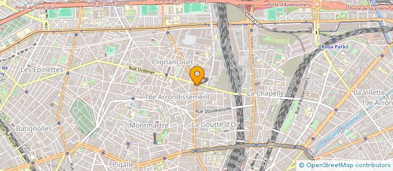 localisation de l'entreprise SCI ORDENER  PARIS