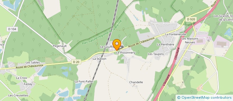 localisation de l'entreprise SCI ORDEOLS à LUANT