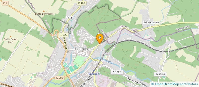 localisation de l'entreprise SCI ORDESSA à EPERNON