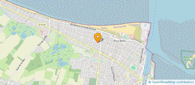 localisation de l'entreprise SCI ORDIONI-HUET  OUISTREHAM