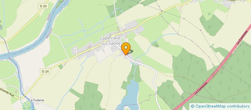 localisation de l'entreprise SCI OREA'LITY  LAPERRIERE-SUR-SAONE