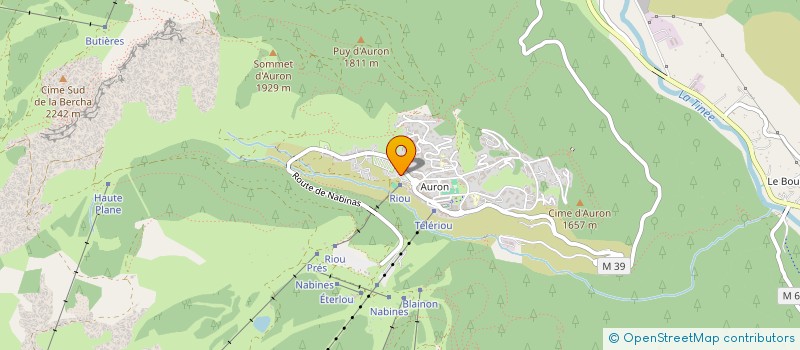 localisation de l'entreprise SCI OREADES  SAINT-ETIENNE-DE-TINEE