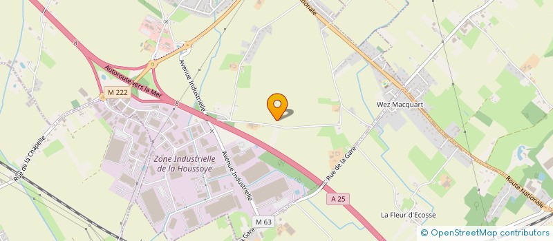 localisation de l'entreprise SCI OREE DU BOIS  LA CHAPELLE-D'ARMENTIERES